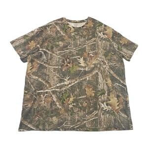Redhead Camo Hunting Shirt Men 4XLT Brown Camouflage SHORT SLEEVE